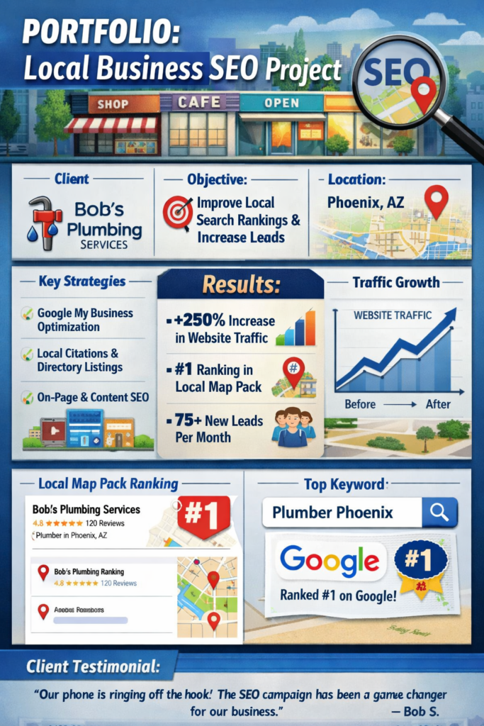 ocal business SEO success story